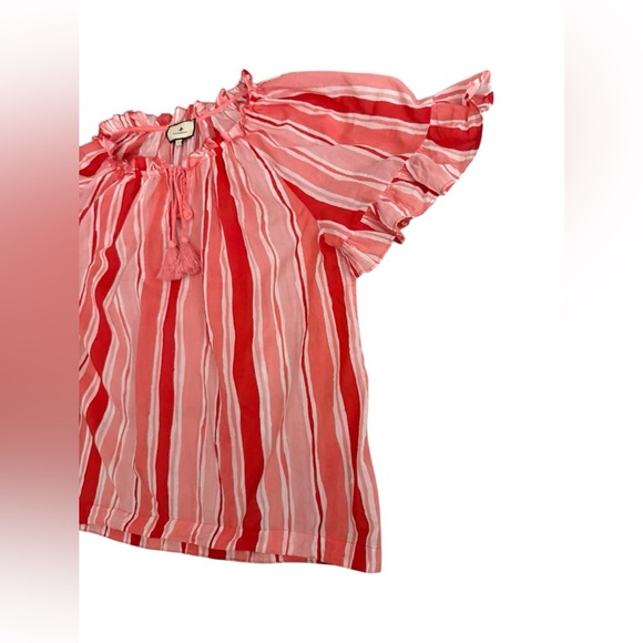 Tuckernuck Beach Midsummer Bloom Blanc Cassis Top Size Large - Picture 5 of 9